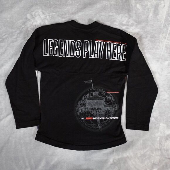 Disney Other - Disney ESPN Wide World Of Sports Spirit Jersey Youth Kids Small Black NEW